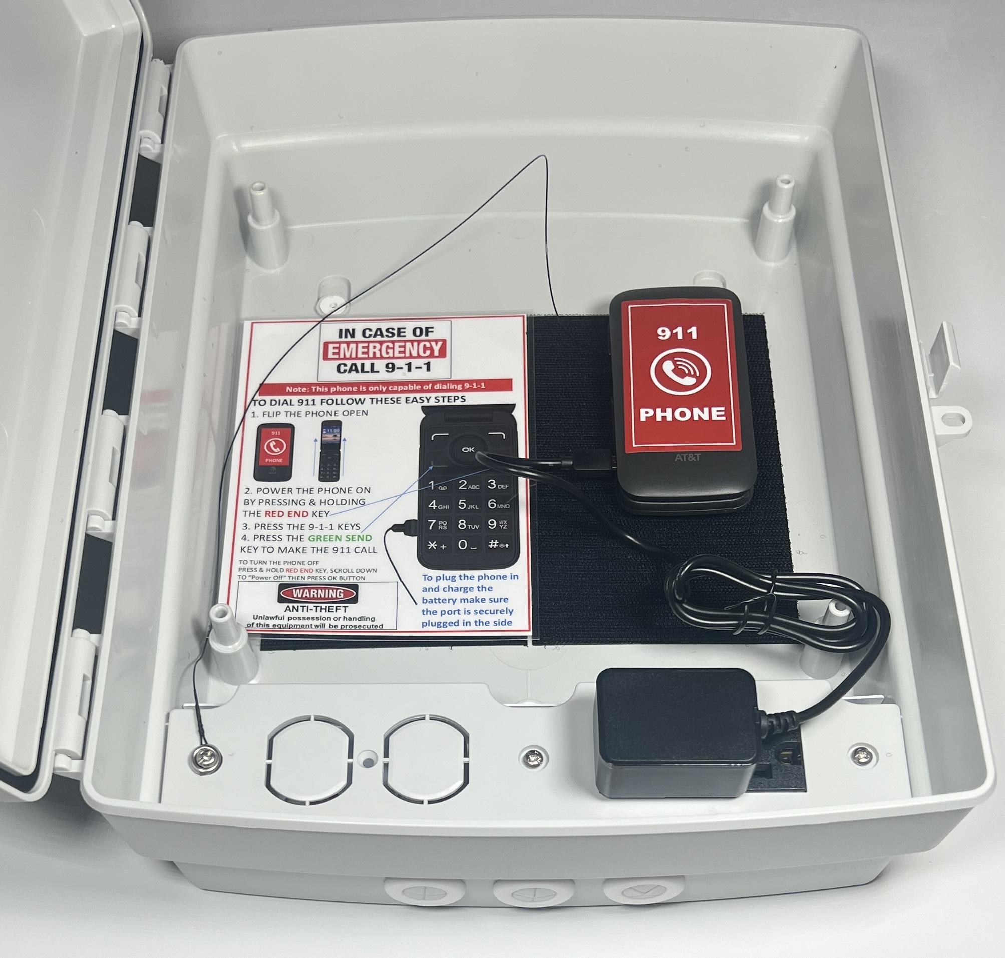 AC209VX4G AC Powered 911 Only 4G Cell Phone System